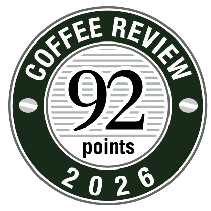 Coffee Review 92 points badge